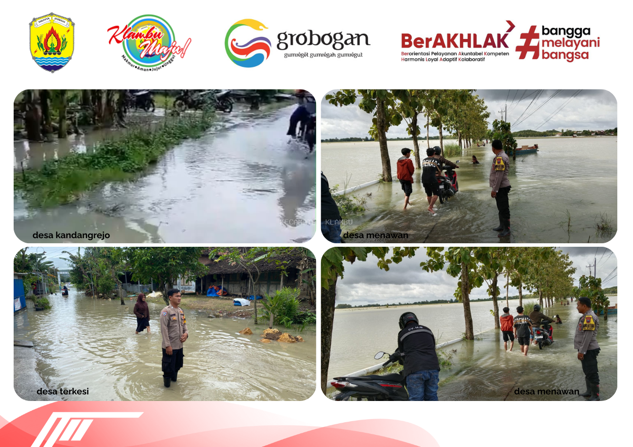 Laporan Sementara Kejadian Banjir di Kecamatan Klambu Kabupaten Grobogan