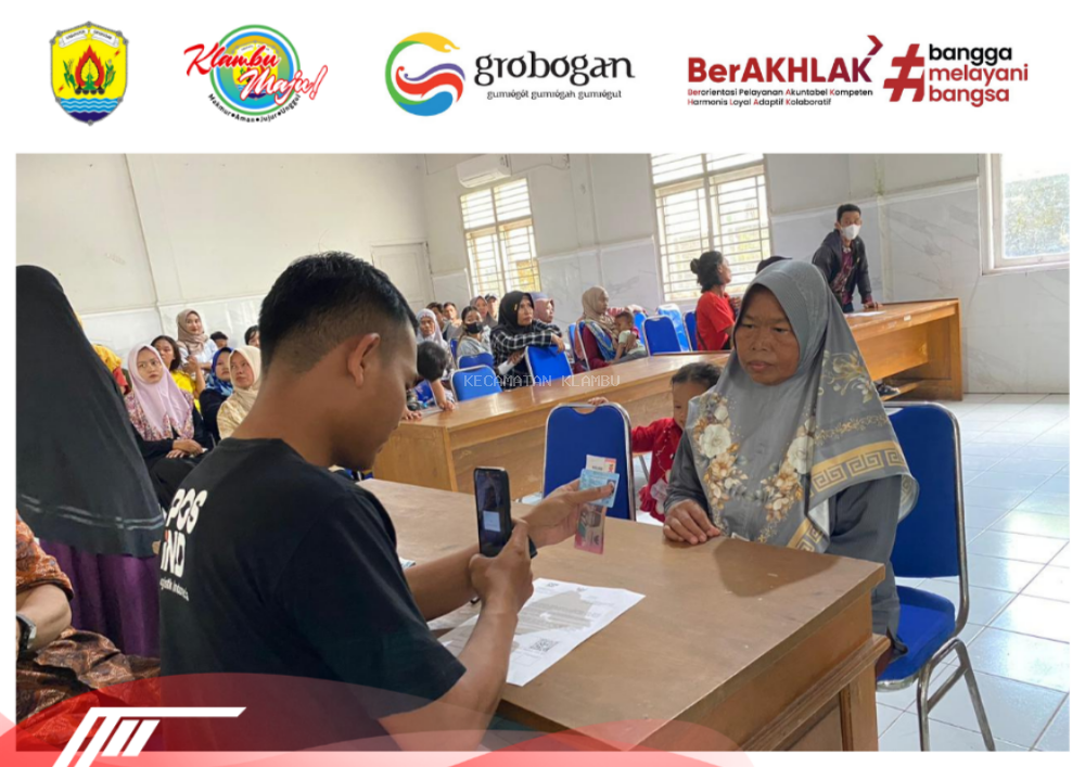 Penyaluran Bantuan Sosial Program Sembako dan PKH Triwulan I Tahun 2026 Berjalan Tertib di Kecamatan Klambu