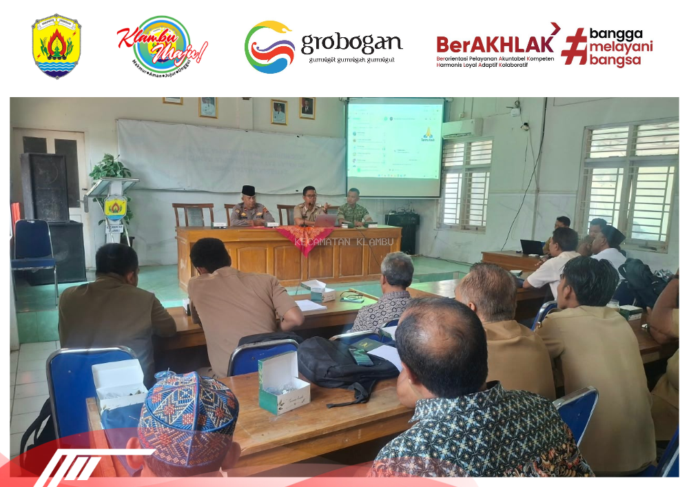 Kecamatan Klambu Gelar Rapat Koordinasi Pembahasan Perubahan Juknis Penyelenggaraan Pilkades